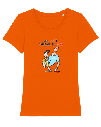 Am luat tricoul pe DOS Bright Orange