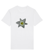Narcisa alba Tricou mânecă scurtă Unisex Rocker