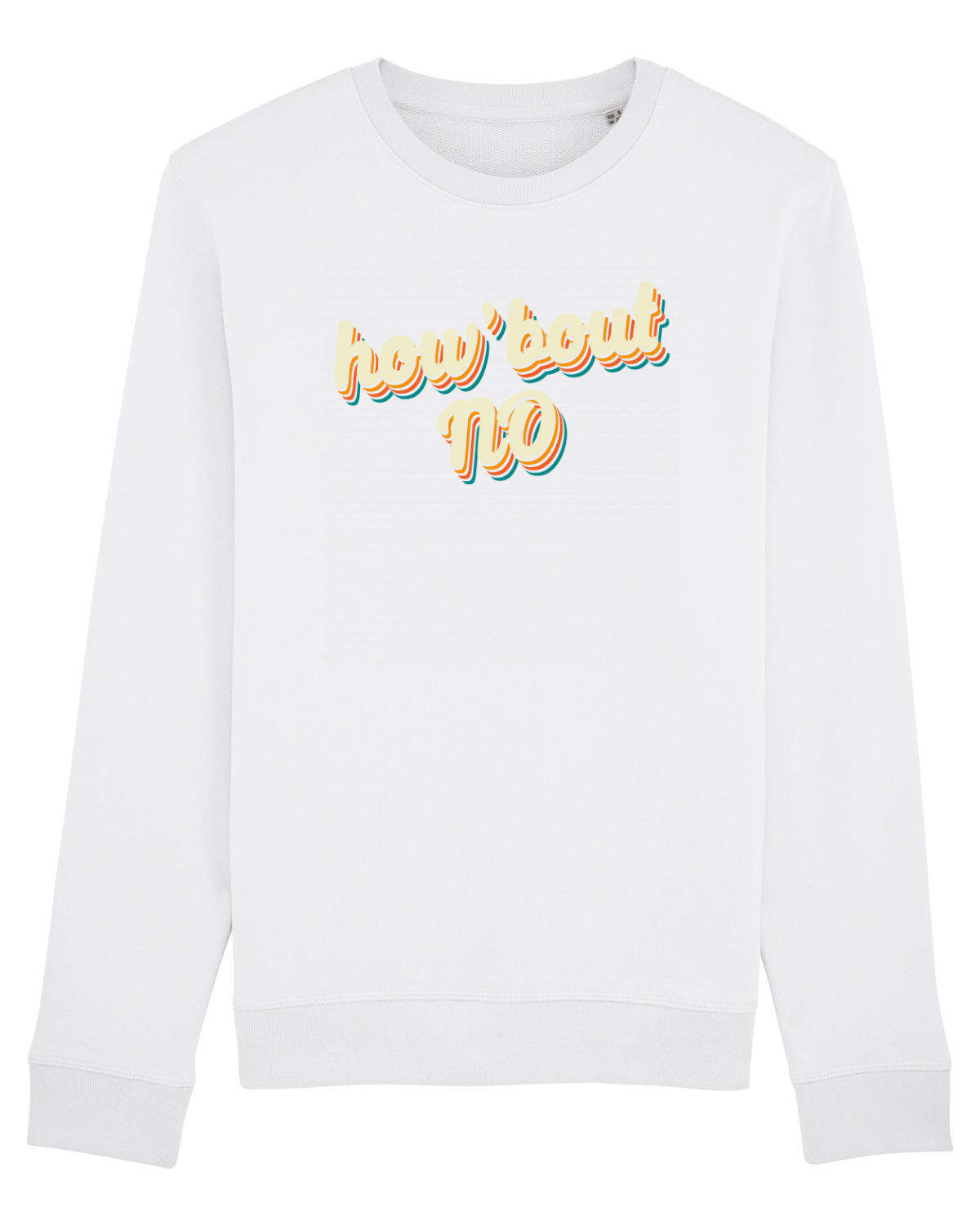 Bluză mânecă lungă Unisex Rise White