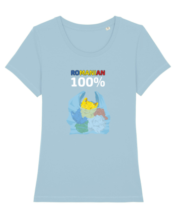 100% Romanesc Sky Blue