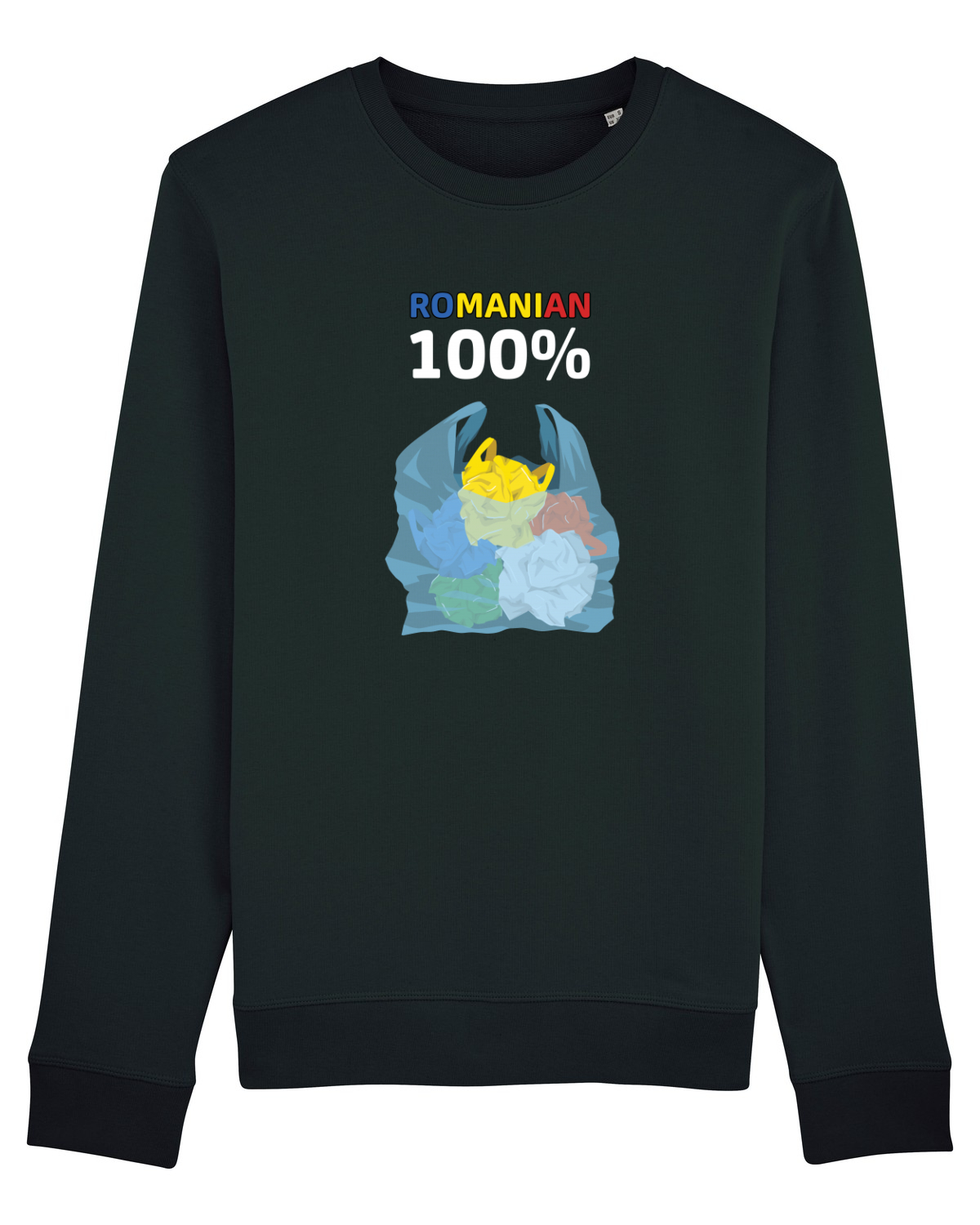 Bluză mânecă lungă Unisex Rise Black