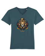 King - Rege Tricou mânecă scurtă guler V Bărbat Presenter