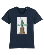 New York Tricou mânecă scurtă guler V Bărbat Presenter