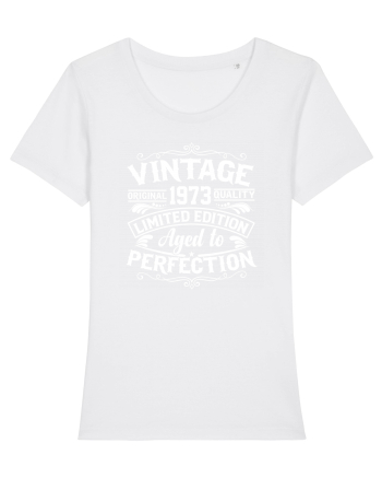 Vintage original 1973 quality limited edition aged to perfection, Aniversar White