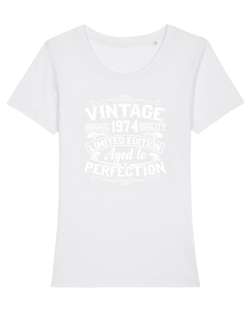Vintage original 1974 quality limited edition aged to perfection, Aniversar White