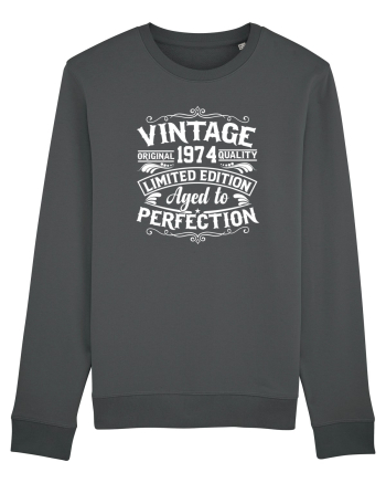 Vintage original 1974 quality limited edition aged to perfection, Aniversar Anthracite
