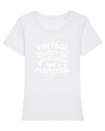 Vintage original 1977 quality limited edition aged to perfection, Aniversar White