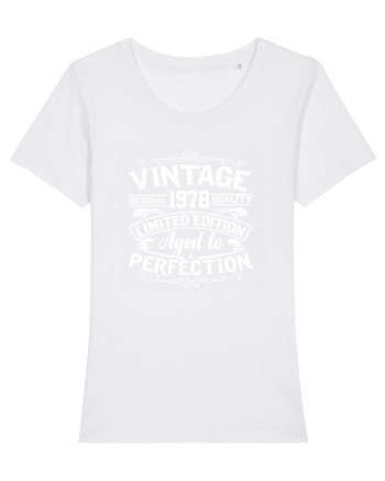 Vintage original 1978 quality limited edition aged to perfection, Aniversar White
