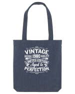 Vintage original 1980 quality limited edition aged to perfection, Aniversar Sacoșă textilă