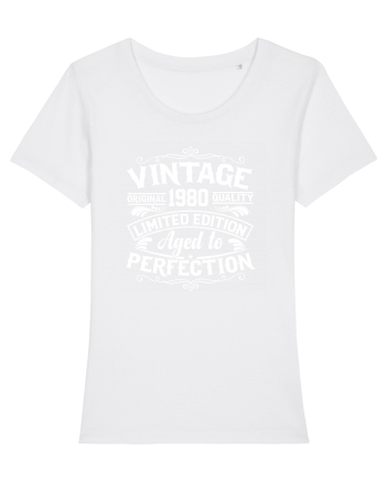 Vintage original 1980 quality limited edition aged to perfection, Aniversar White