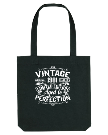 Vintage original 1981 quality limited edition aged to perfection, Aniversar Black