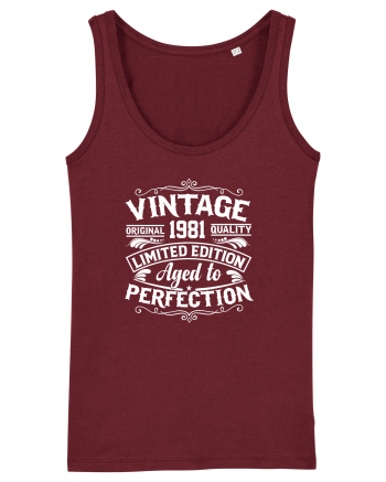 Vintage original 1981 quality limited edition aged to perfection, Aniversar Burgundy