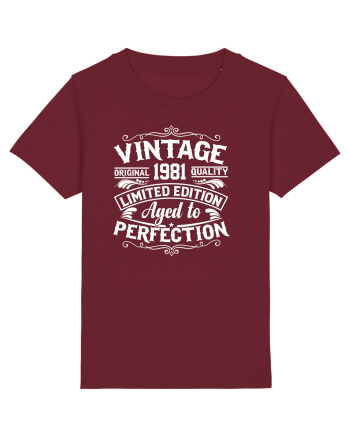 Vintage original 1981 quality limited edition aged to perfection, Aniversar Burgundy
