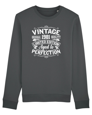 Vintage original 1981 quality limited edition aged to perfection, Aniversar Anthracite