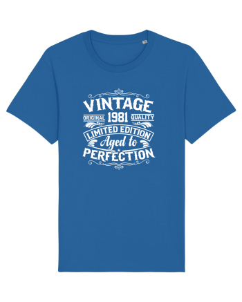 Vintage original 1981 quality limited edition aged to perfection, Aniversar Royal Blue