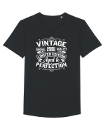 Vintage original 1981 quality limited edition aged to perfection, Aniversar Tricou mânecă scurtă guler larg Bărbat Skater