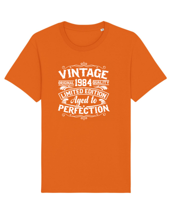 Vintage original 1984 quality limited edition aged to perfection, Aniversar Bright Orange