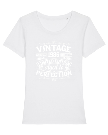 Vintage original 1986 quality limited edition aged to perfection, Aniversar White
