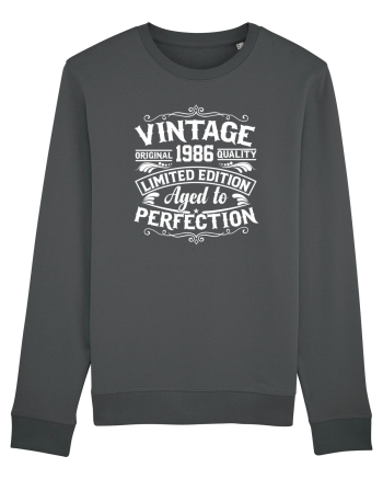 Vintage original 1986 quality limited edition aged to perfection, Aniversar Anthracite