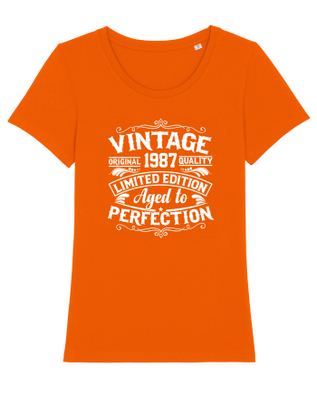 Vintage original 1987 quality limited edition aged to perfection, Aniversar Bright Orange