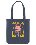 This Is Fine Monster Ballerina Sacoșă textilă