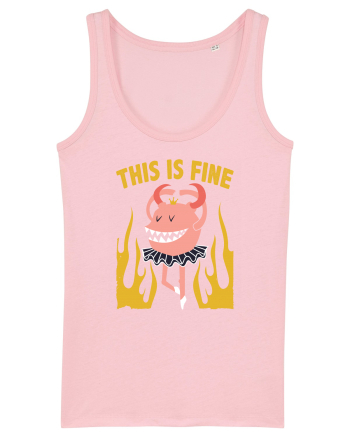 This Is Fine Monster Ballerina Cotton Pink