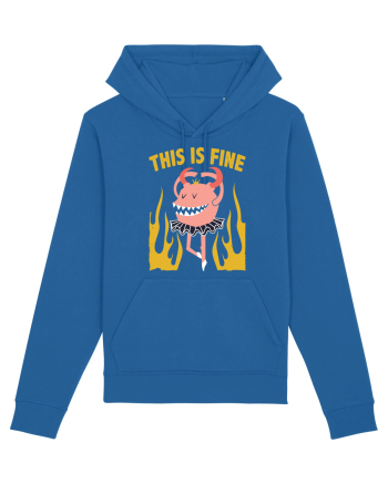 This Is Fine Monster Ballerina Royal Blue
