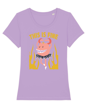This Is Fine Monster Ballerina Lavender Dawn