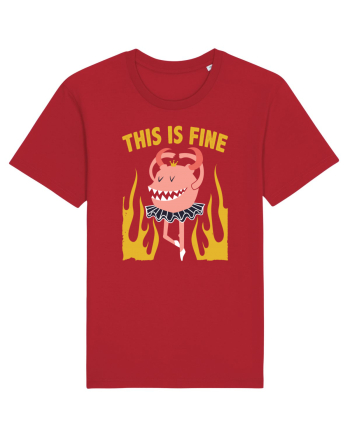 This Is Fine Monster Ballerina Red