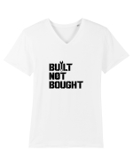 Built not Bought Tricou mânecă scurtă guler V Bărbat Presenter