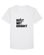 Built not Bought Tricou mânecă scurtă guler larg Bărbat Skater