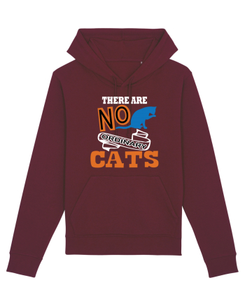 There Are No Ordinary Cats Burgundy