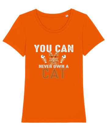 You Can Never Own A Cat Bright Orange
