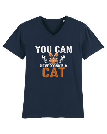 You Can Never Own A Cat French Navy