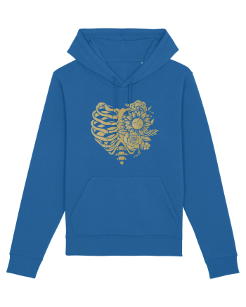 Ribs and Flowers Royal Blue