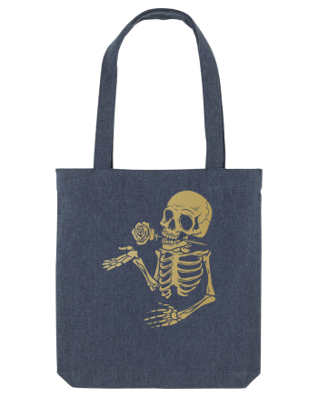 Skeleton Gold Rose Midnight Blue