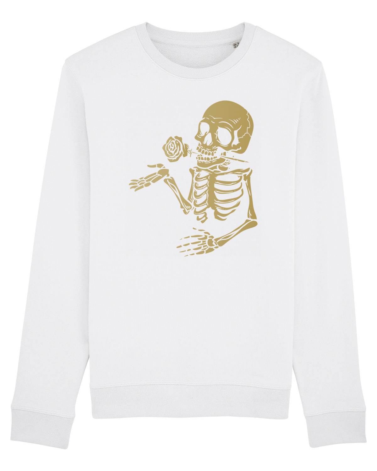 Bluză mânecă lungă Unisex Rise White