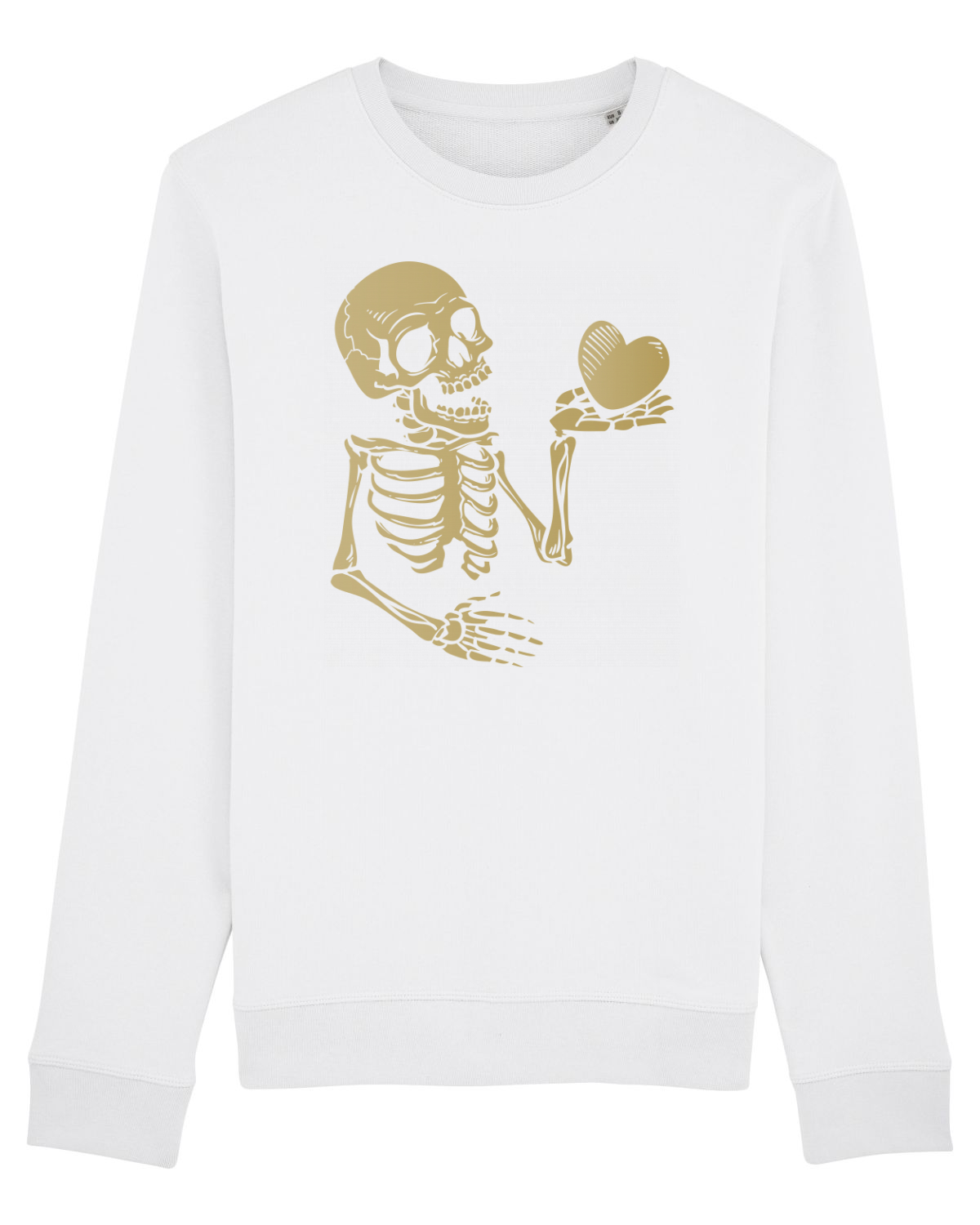 Bluză mânecă lungă Unisex Rise White