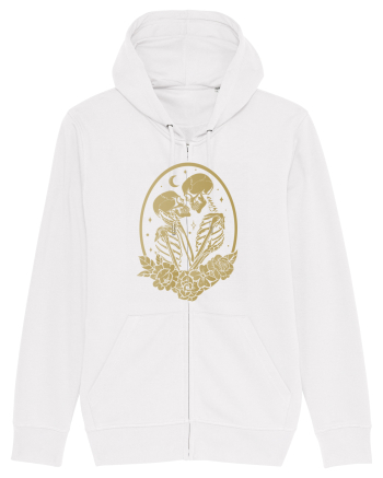 Skeleton Lovers Kiss White