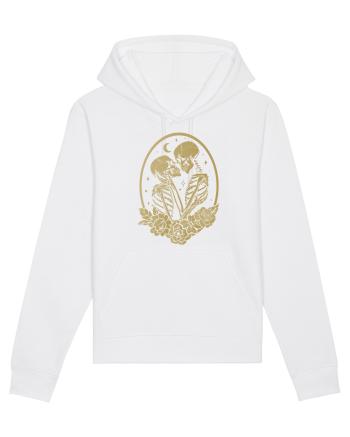 Skeleton Lovers Kiss White