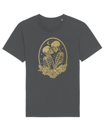 Skeleton Lovers Kiss Anthracite