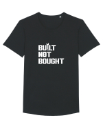 Built not Bought Tricou mânecă scurtă guler larg Bărbat Skater