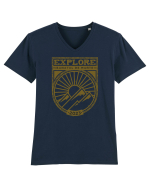 Banatul de munte Tricou mânecă scurtă guler V Bărbat Presenter