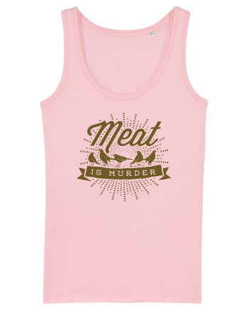 Meat is murder Cotton Pink
