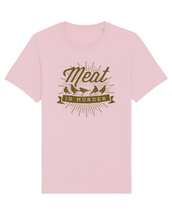 Meat is murder Cotton Pink