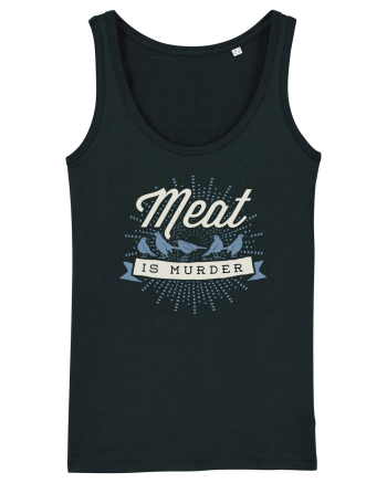 Meat is murder - blue Black