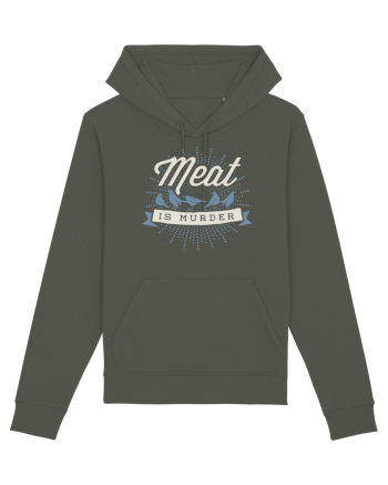 Meat is murder - blue Khaki
