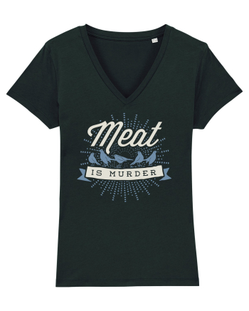Meat is murder - blue Black