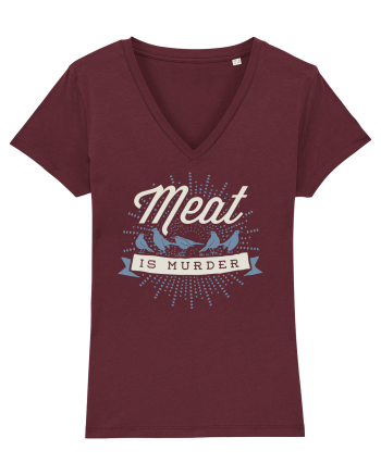 Meat is murder - blue Burgundy