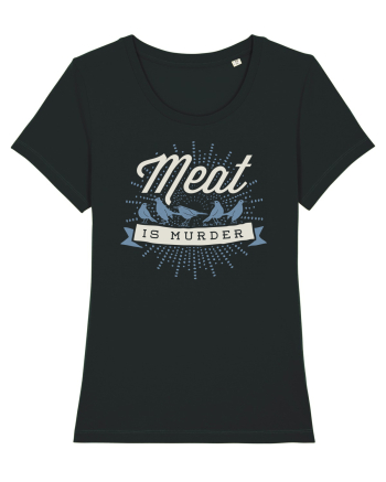 Meat is murder - blue Black
